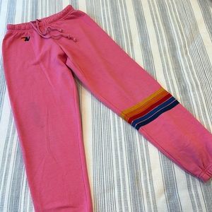 Aviator Nation pink sweats